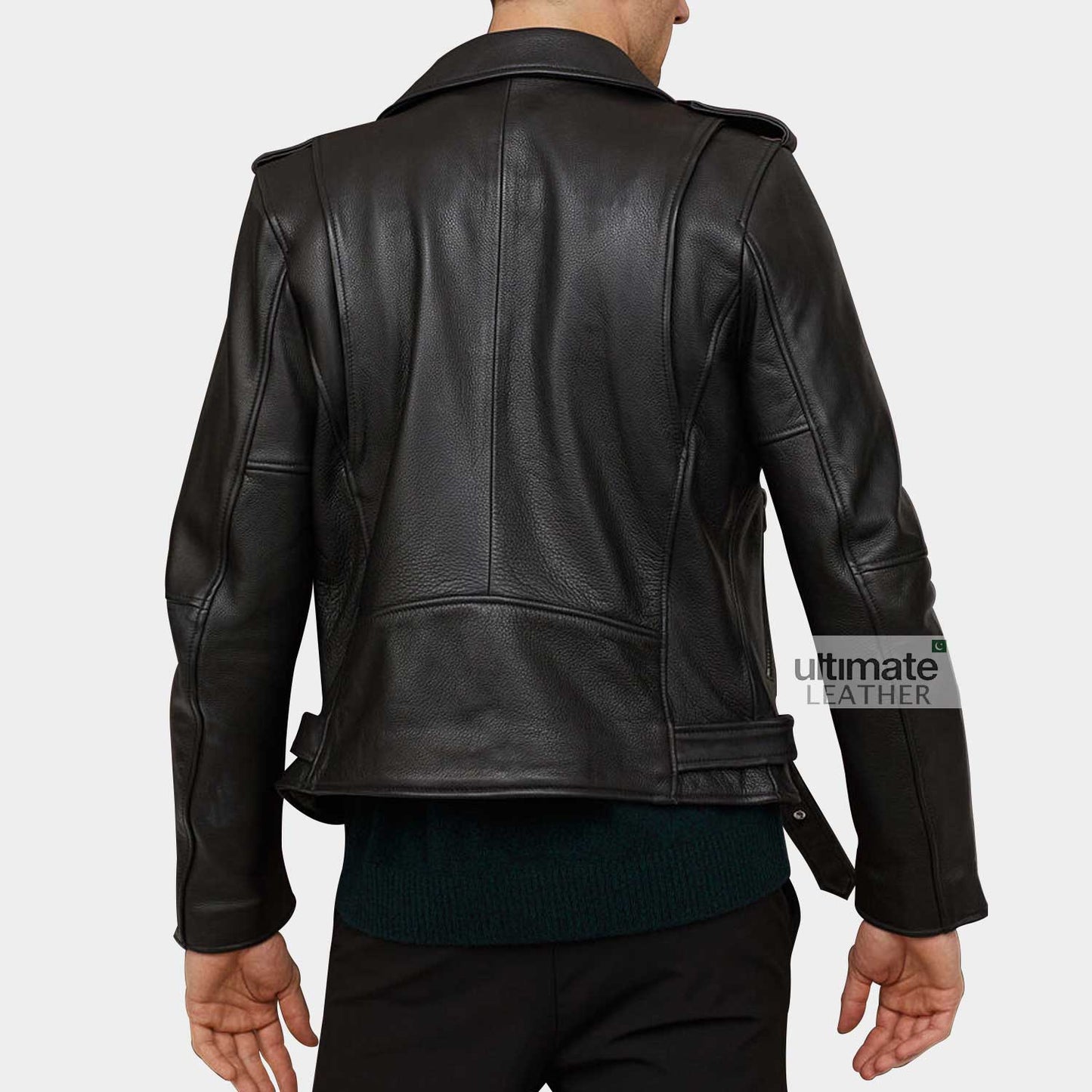 Men's Biker Leather Jacket