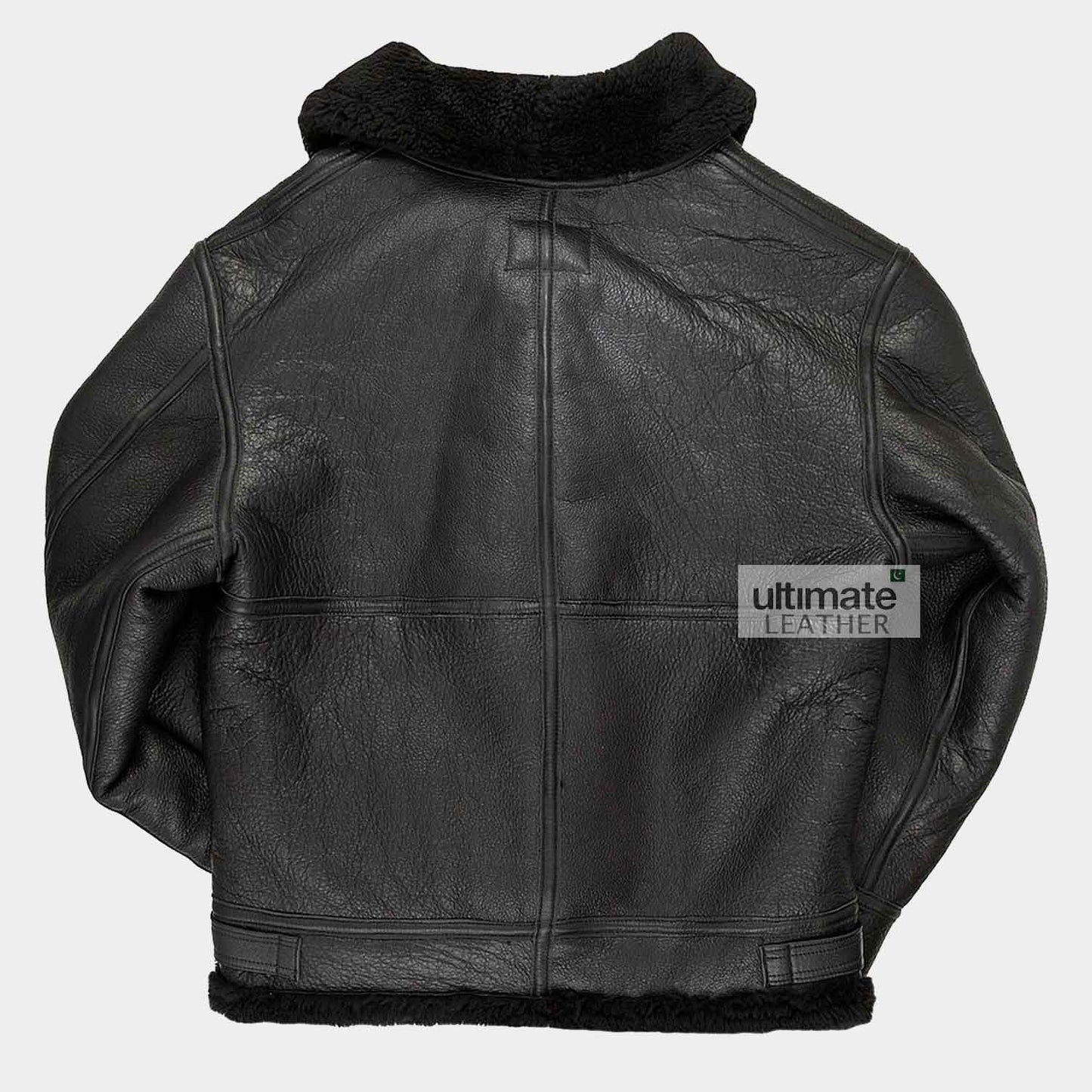 Mens B3 Bomber Shearling Leather Jacket
