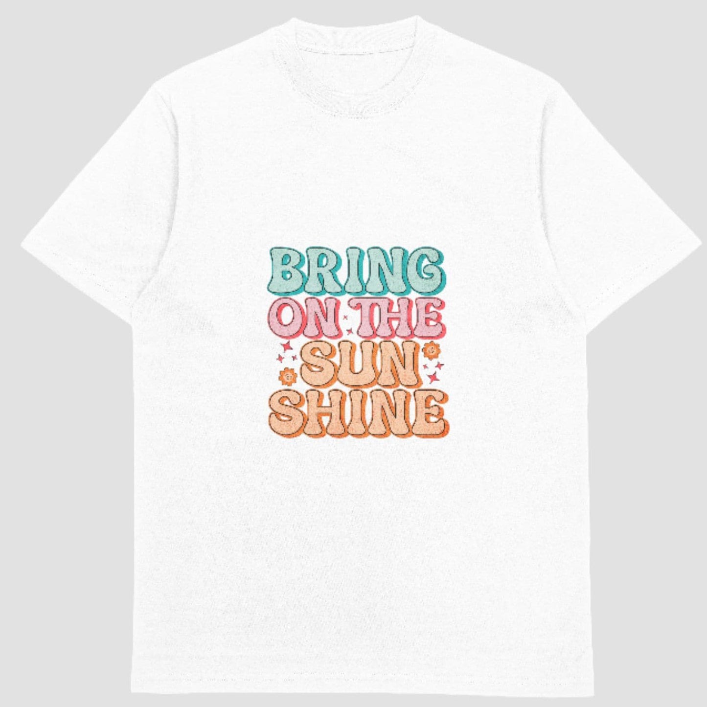 Bring On Sunshine Summer Retro Beach T-shirt