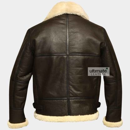 Mens Brown Fur Leather Jacket