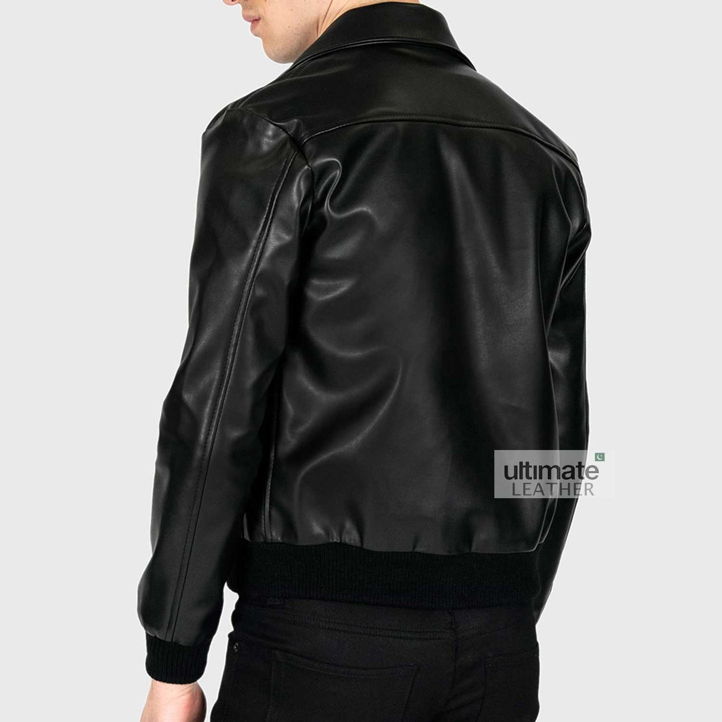Biker Artificial Leather Jacket