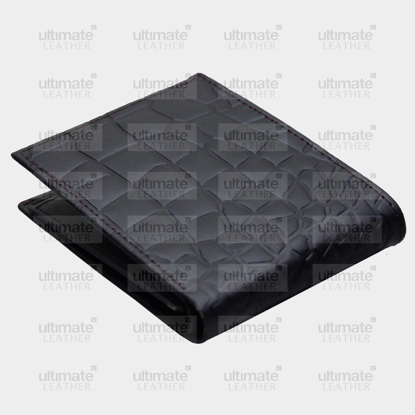 Men's Black Crocodile Wallet