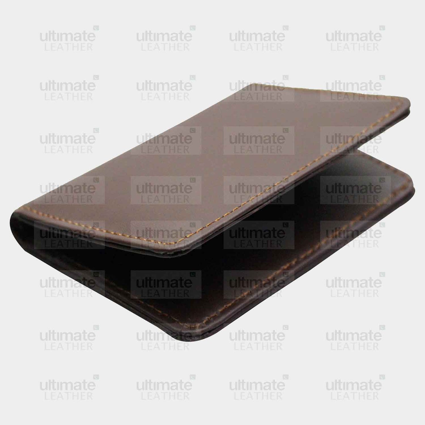 Men's Chocolate Brown Leather Card Holder