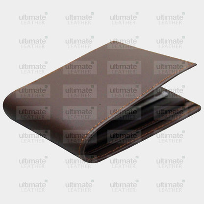 Men's Chocolate Brown Leather Wallet
