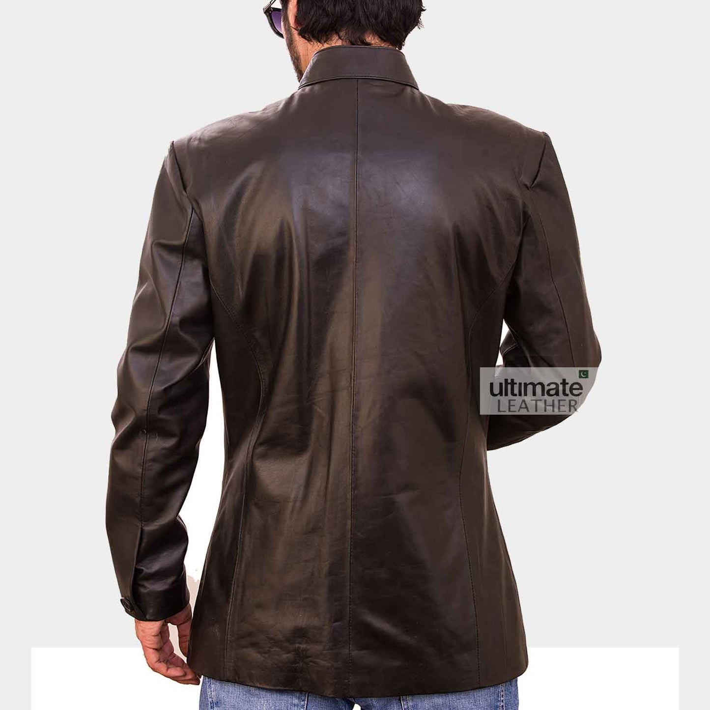 Men's Classic Vintage Brown Leather Jacket