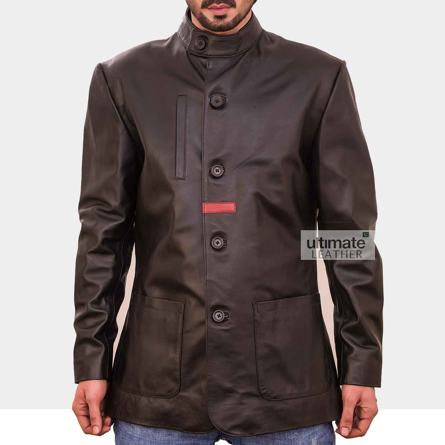 Men's Classic Vintage Brown Leather Jacket