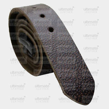 Men's Chocolate Brown Leather Belt