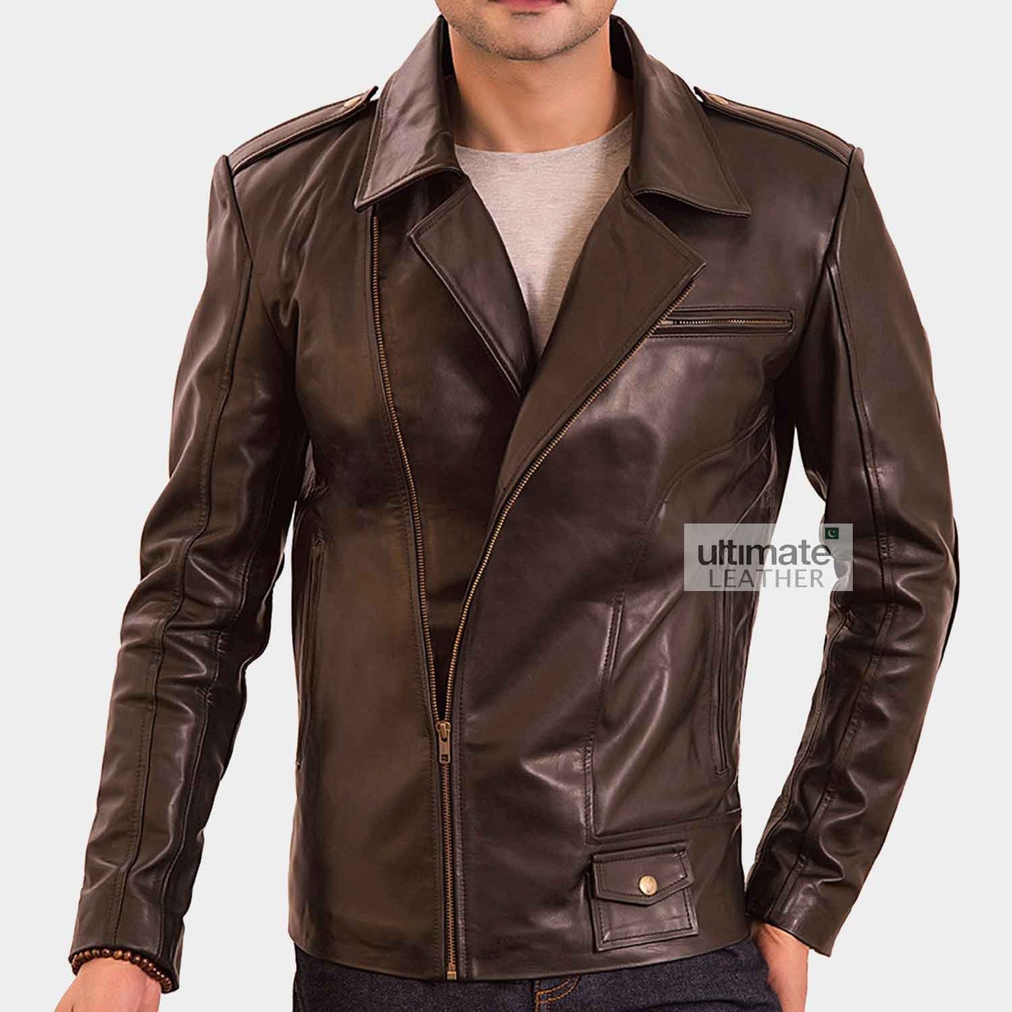 Men's Vintage Brando Leather Jacket