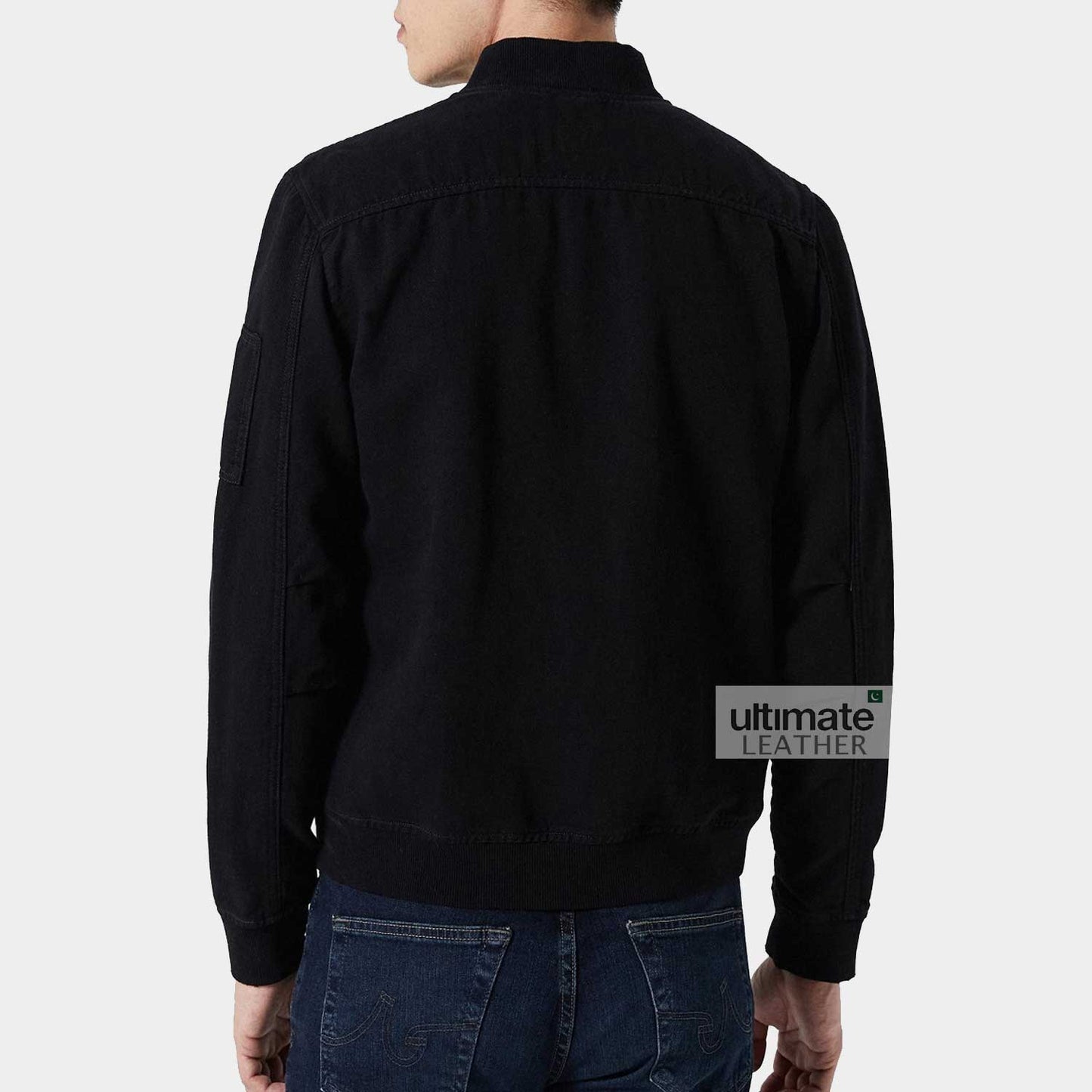 Men's Cotton Rib Knit Jacket