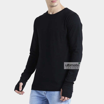 Men's Black Fleece T-Shirt