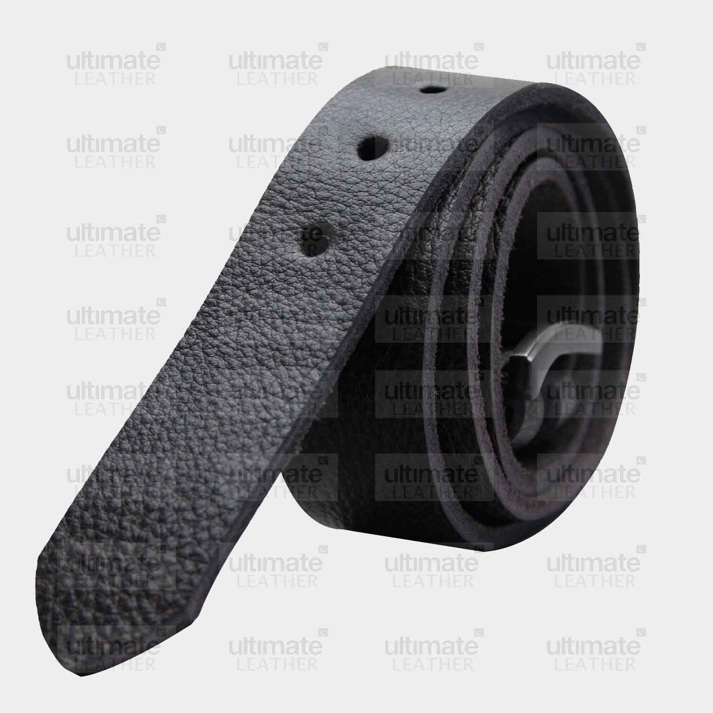 Men's Black Leather Belt