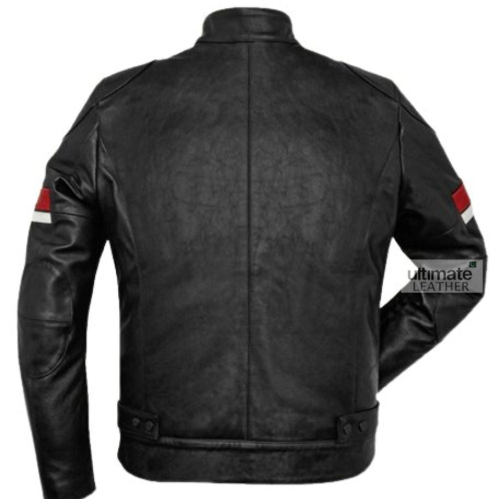 Men's Black Leather Jacket