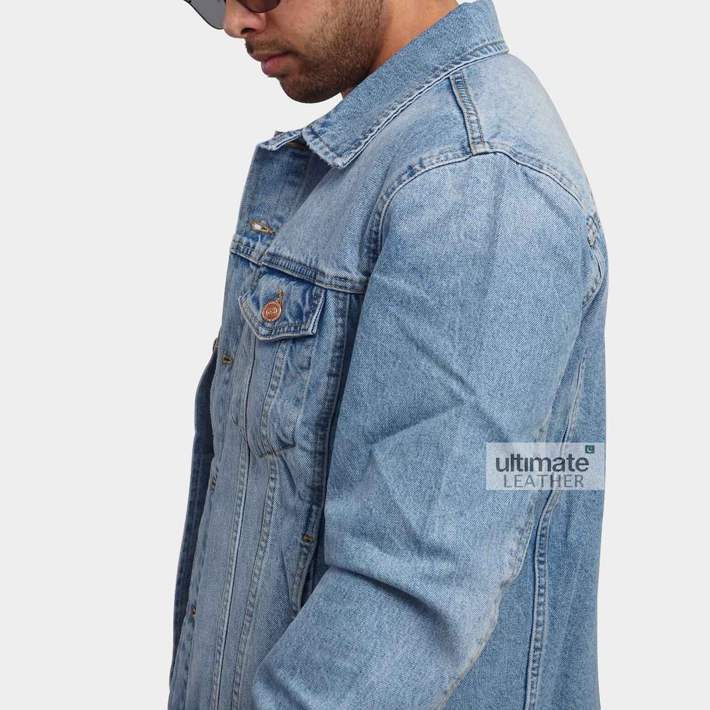 Men's Light Blue Denim Jacket