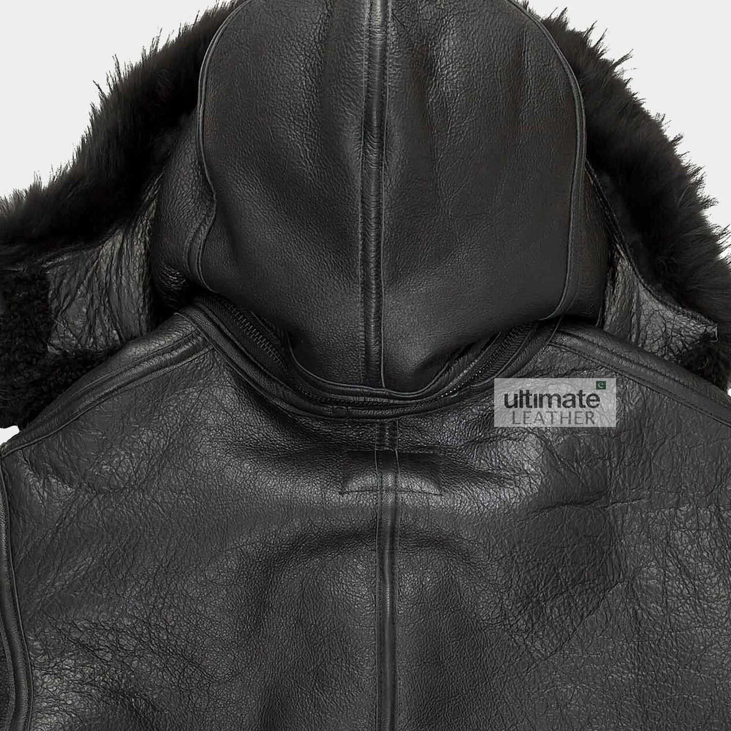 Mens B3 Bomber Shearling Leather Jacket