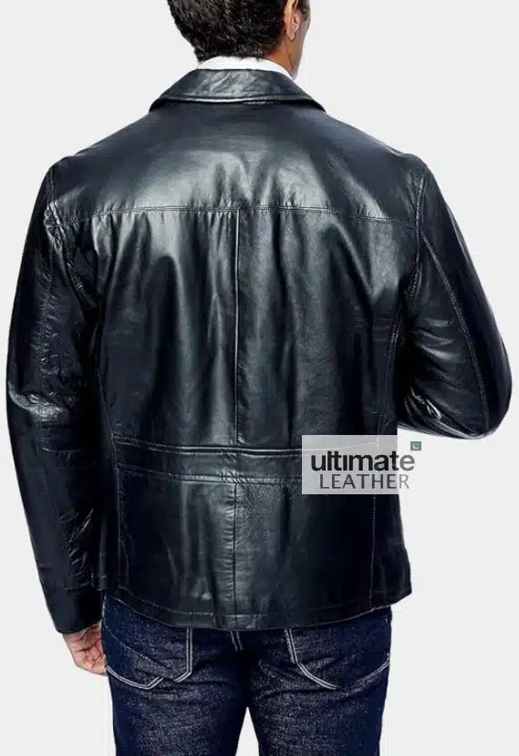 Men's Semi Formal Lambskin Leather Jacket