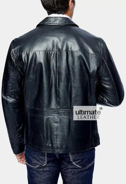 Men's Semi Formal Lambskin Leather Jacket