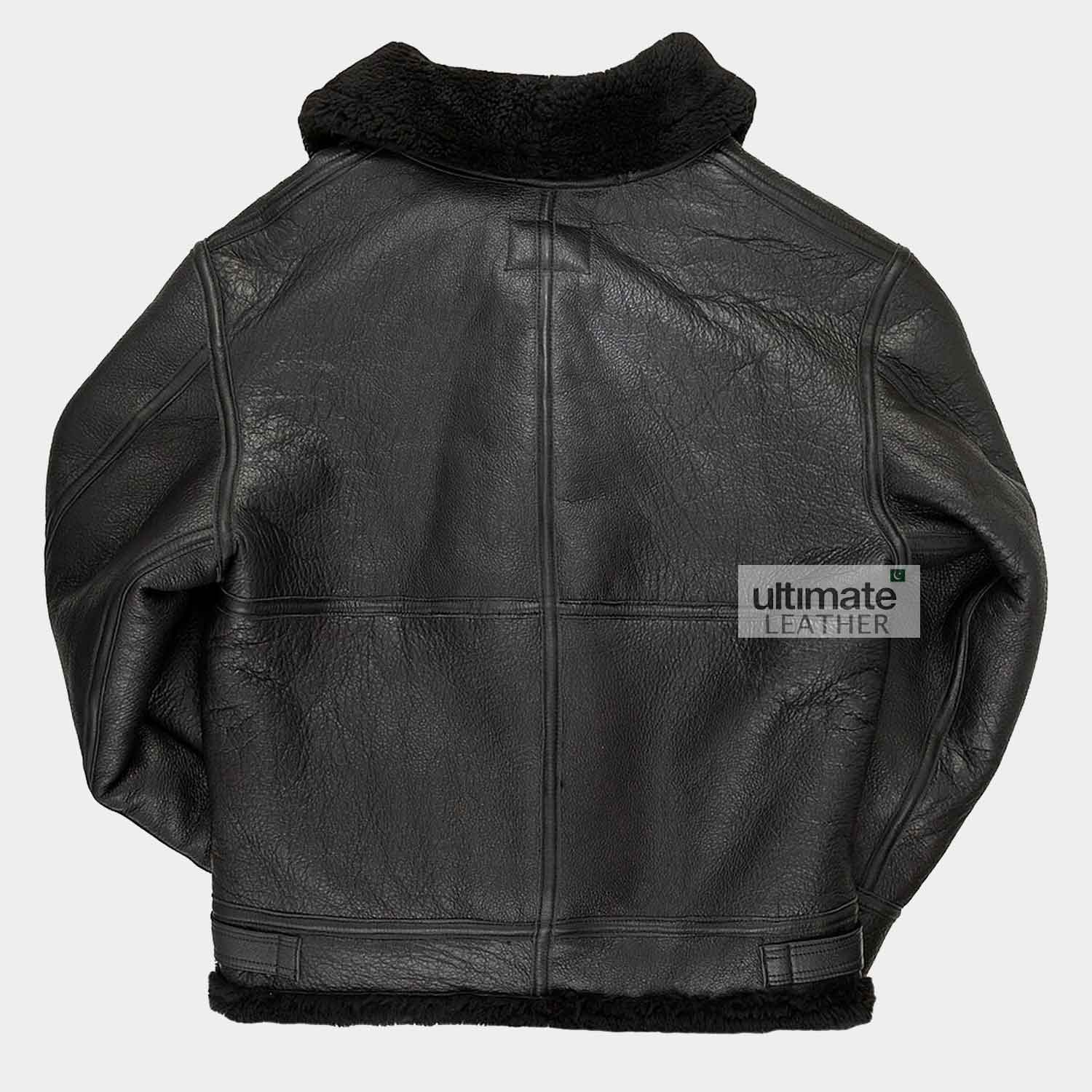 Mens B3 Bomber Shearling Leather Jacket