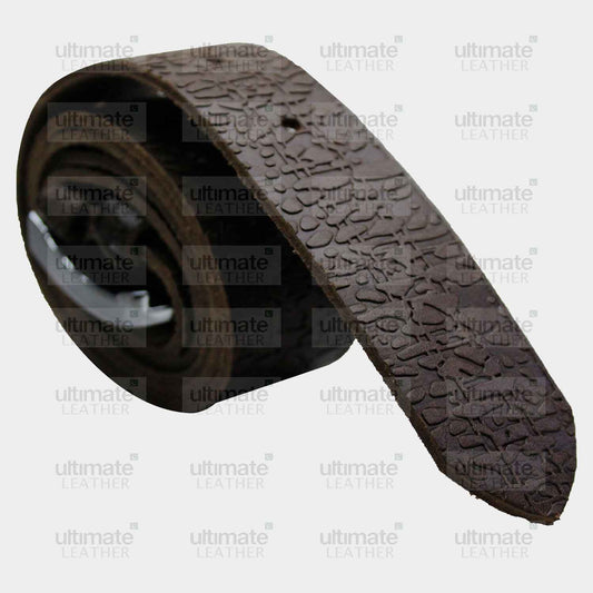 Men's New Design Brown Leather Belt