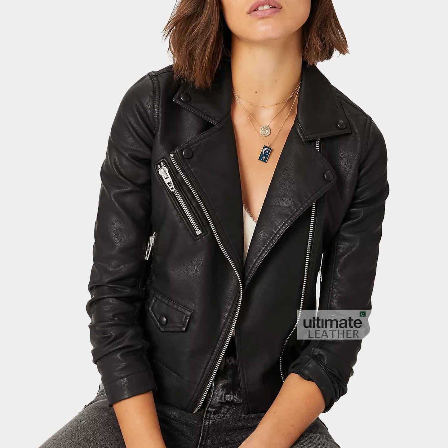 Women's Party Wear Leather Jacket