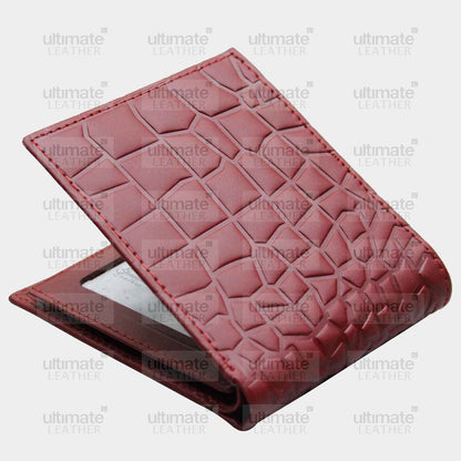 Men's Red Crocodile Wallet