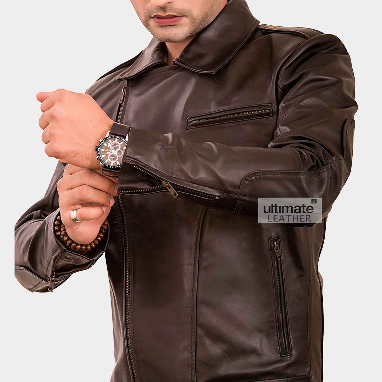 Men's Vintage Brando Leather Jacket