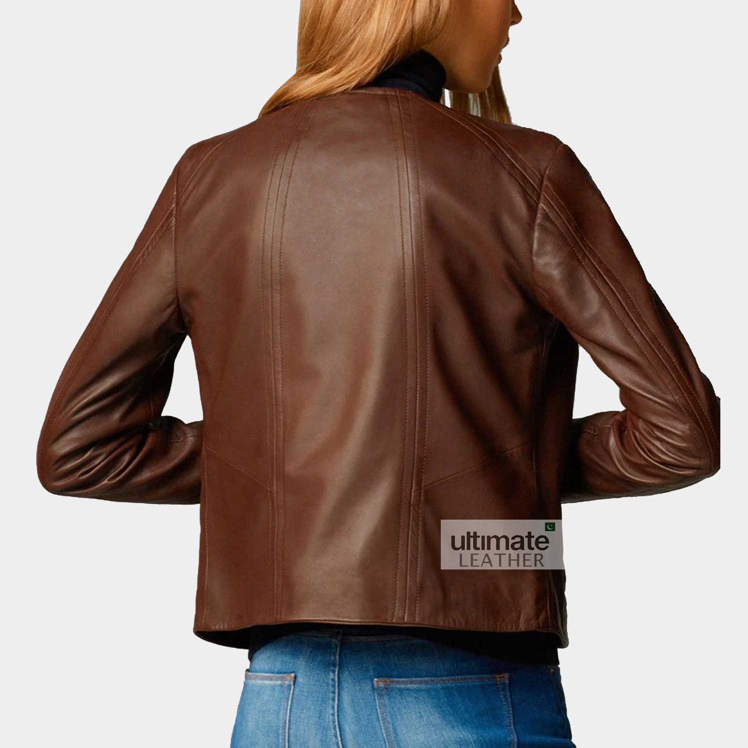 Women's Biker Leather Jacket