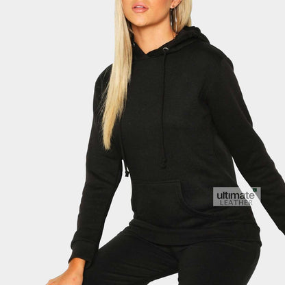 Women's Kangaroo Pocket Fleece Hoodie