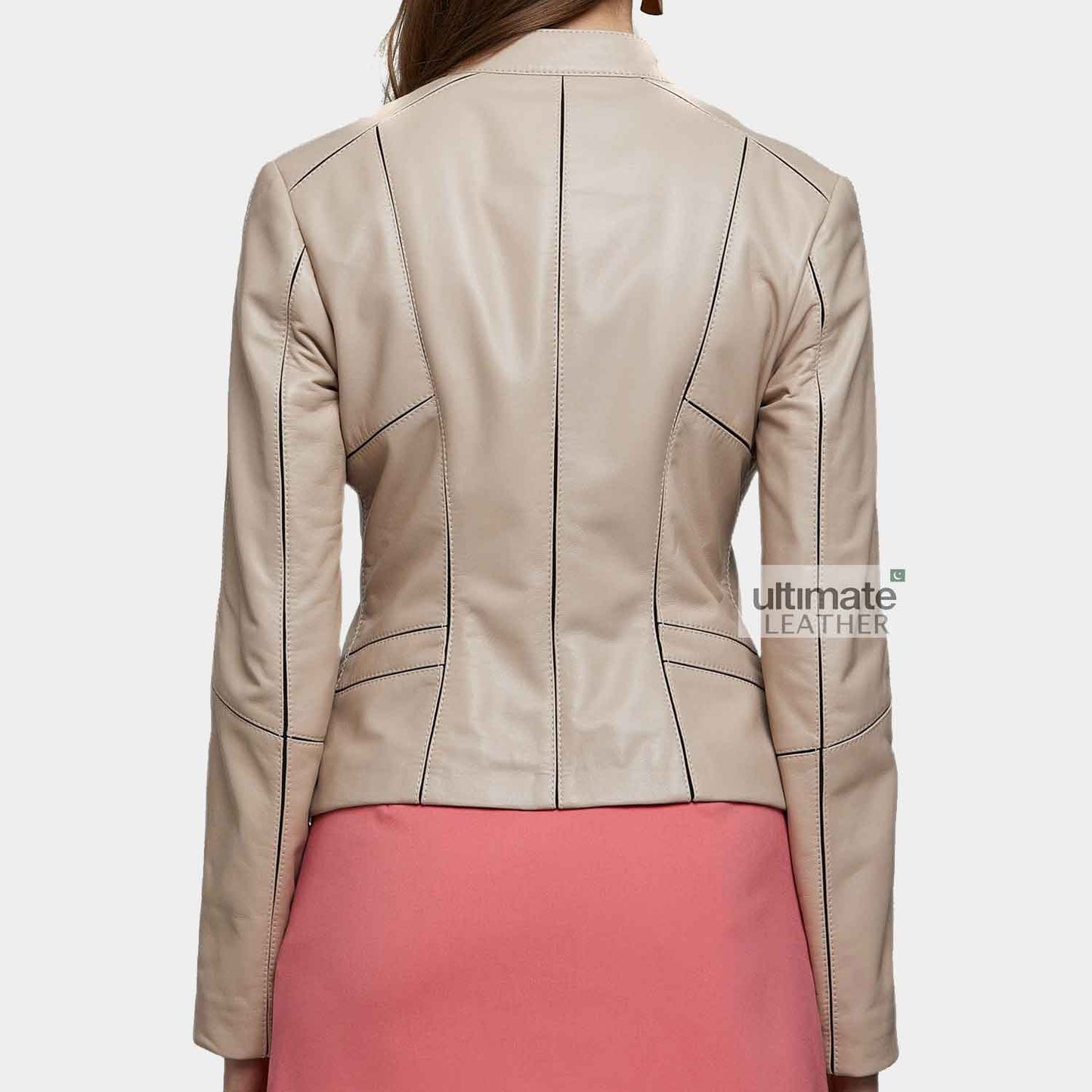 Women's Slim Fit Leather Jacket