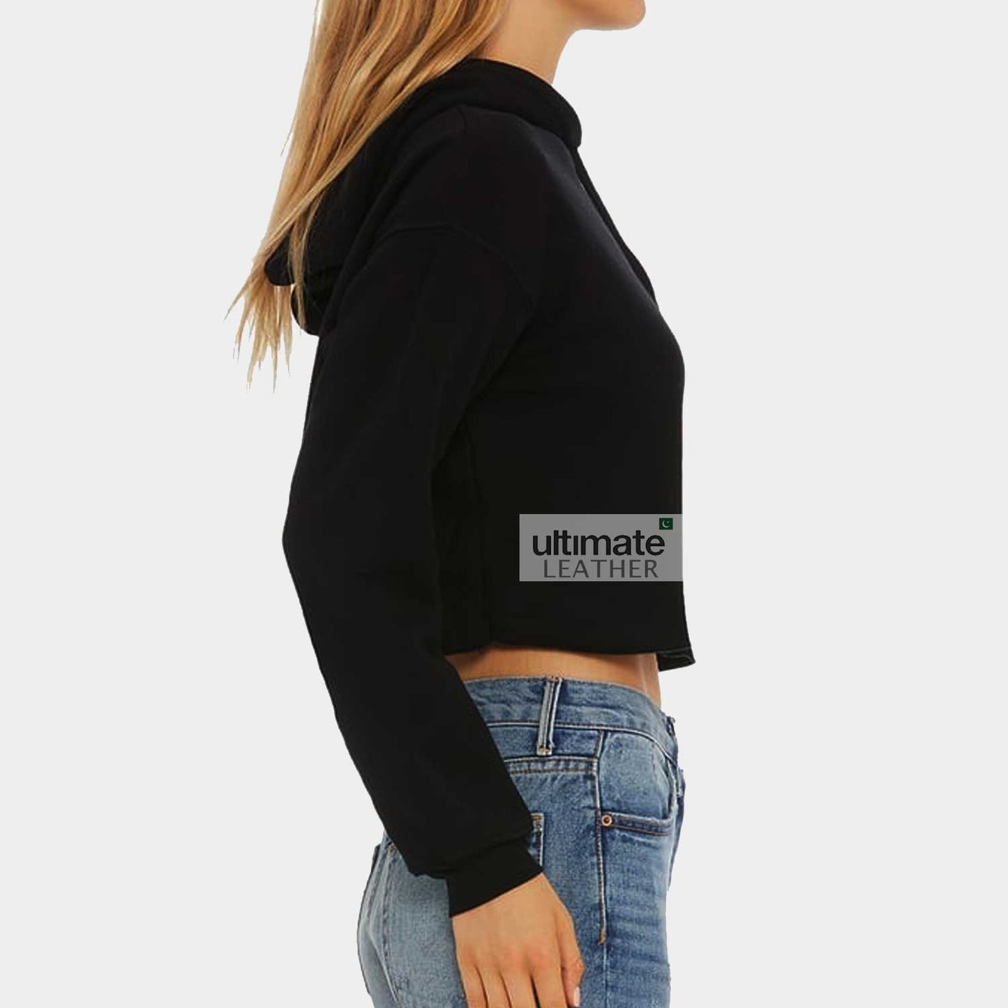 Women's Short Body Fleece Hoodie