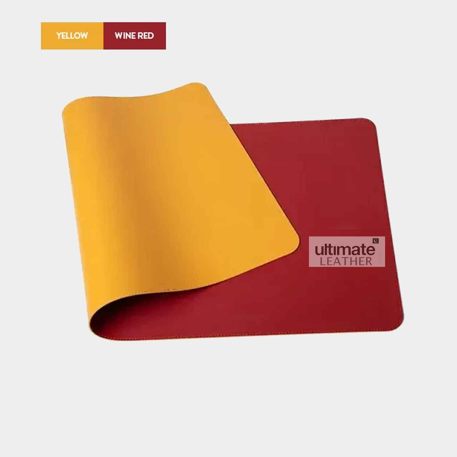 Double Sided Desk Leather Mousepad