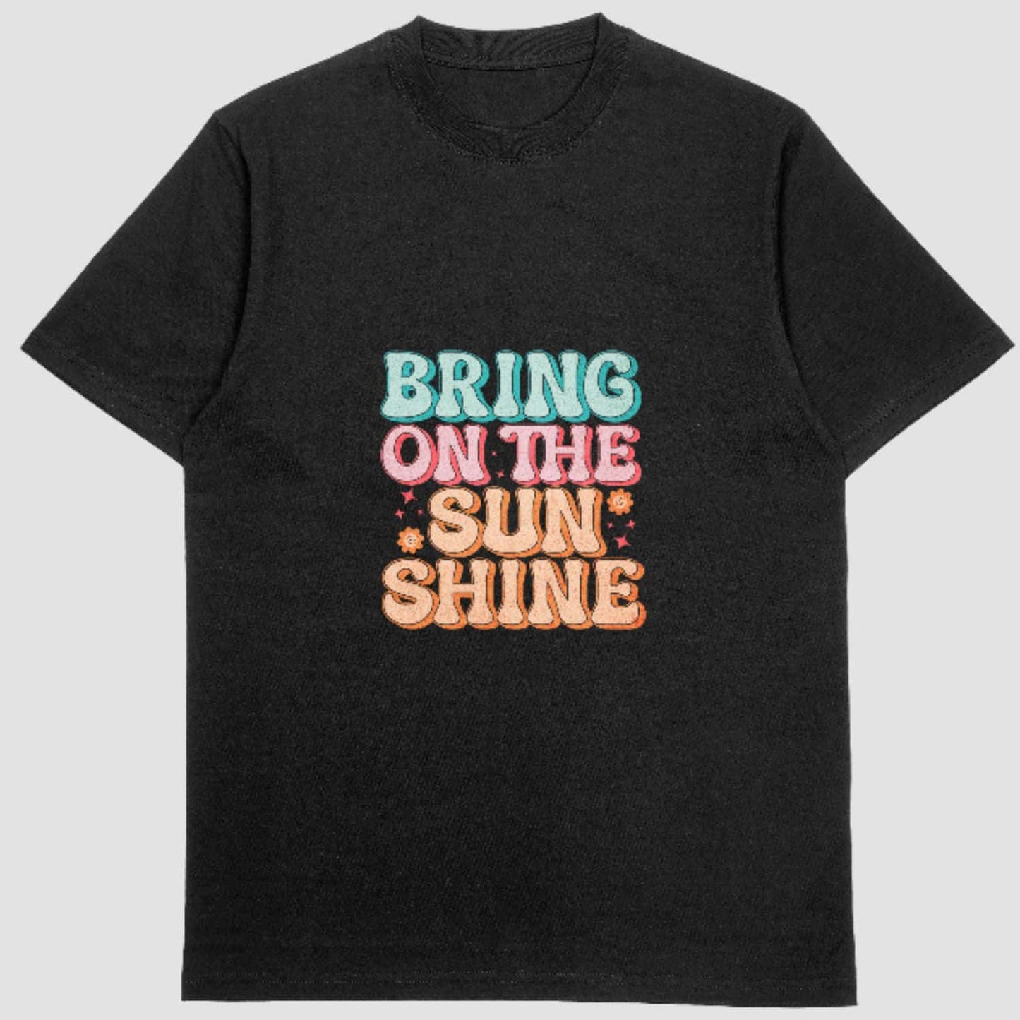 Bring On Sunshine Summer Retro Beach T-shirt