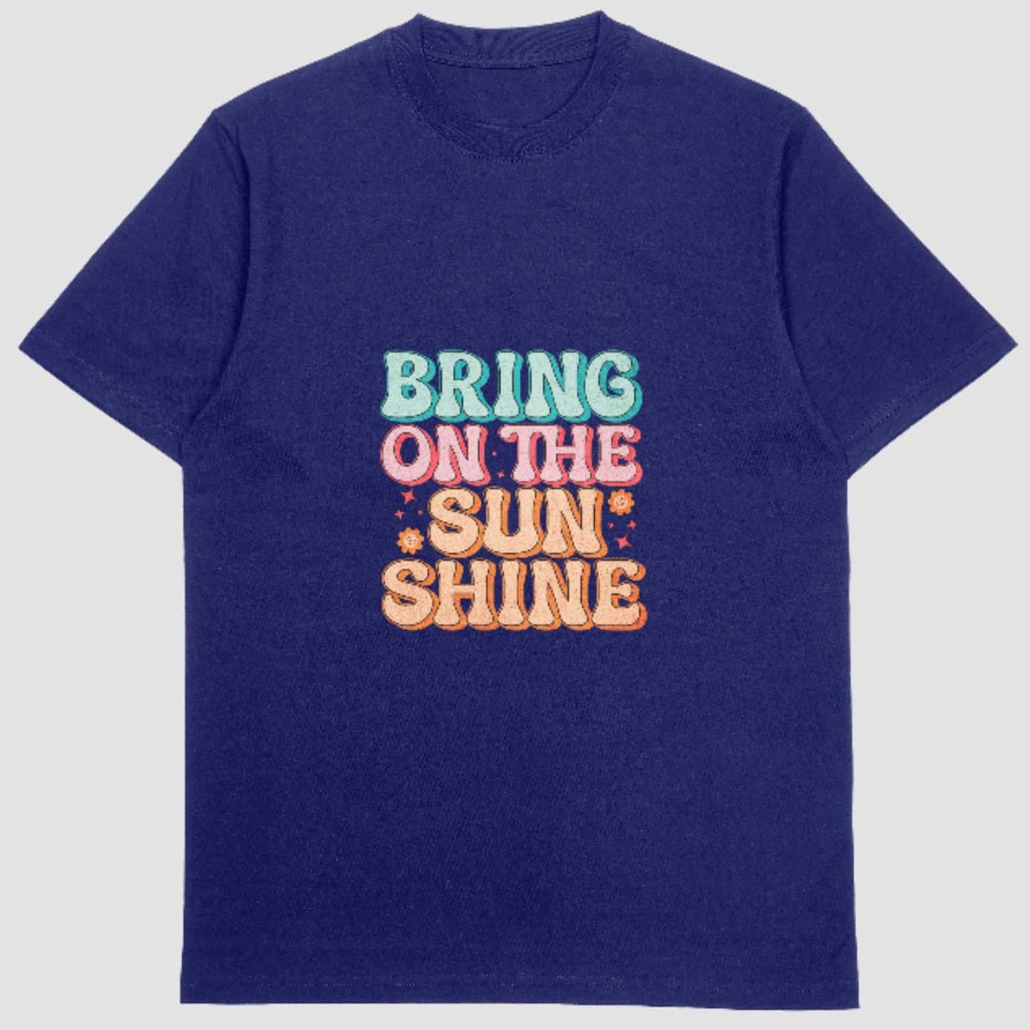 Bring On Sunshine Summer Retro Beach T-shirt