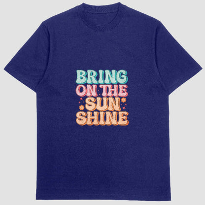 Bring On Sunshine Summer Retro Beach T-shirt