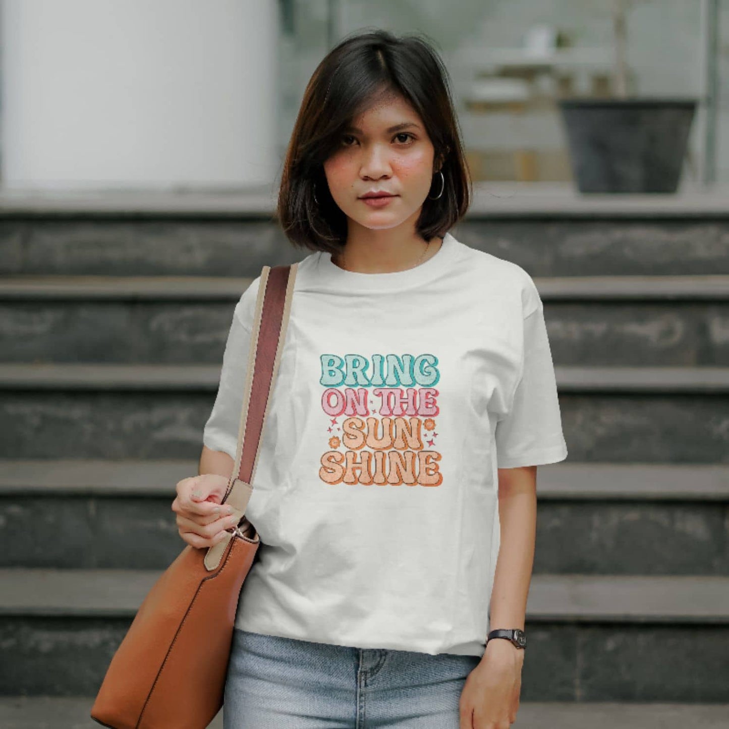 Bring On Sunshine Summer Retro Beach T-shirt