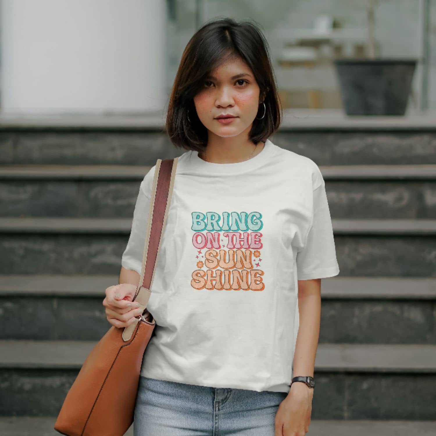 Bring On Sunshine Summer Retro Beach T-shirt