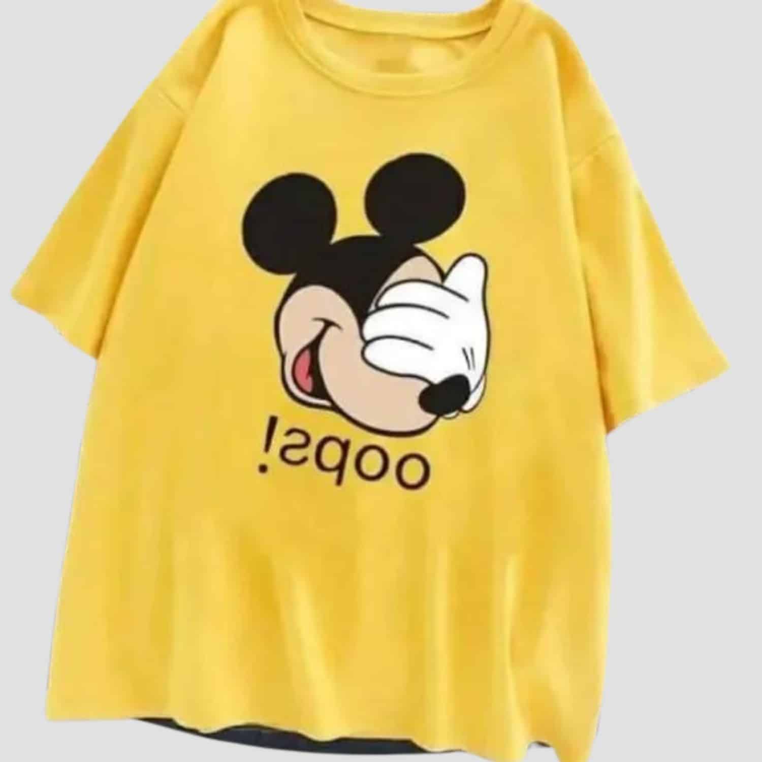 Mickey Mouse Oops Women T-shirt