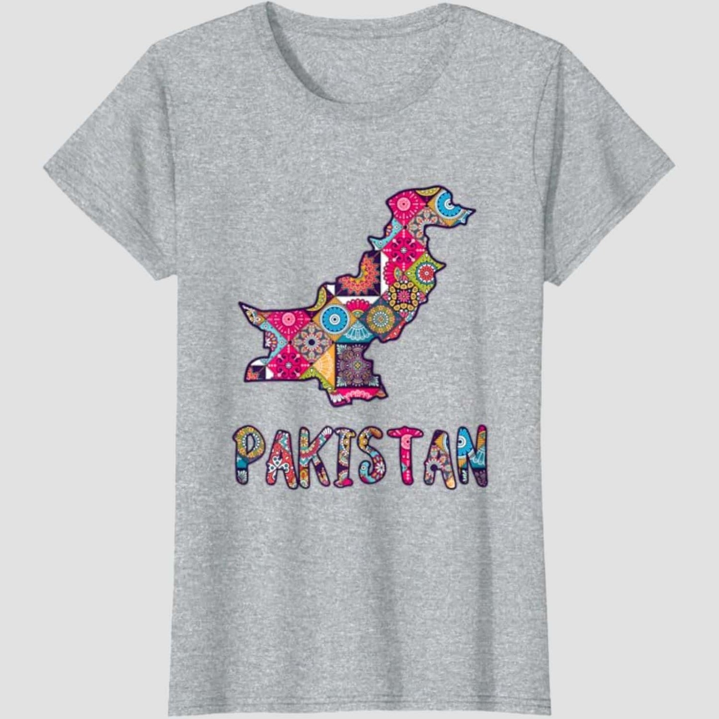 Pakistani Culture Map pattern T-Shirt