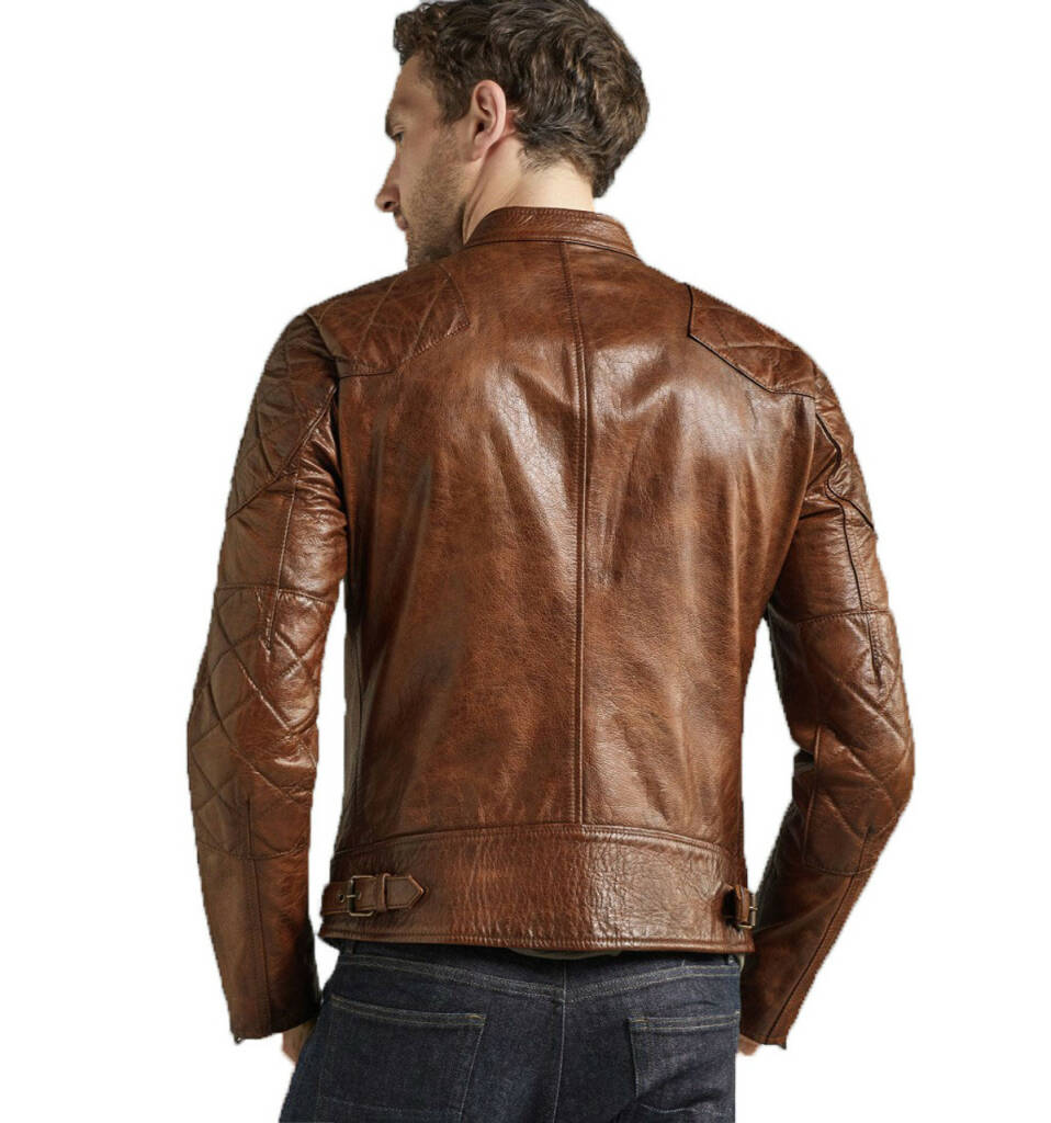 Men's Brown Leather Jacket