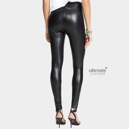 Women's Skinny Leather Legging Pant