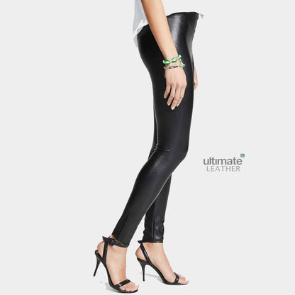 Women's Skinny Leather Legging Pant